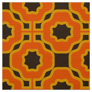 tissu les années 70 rétro