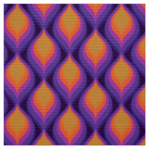 tissu les années 70 rétro