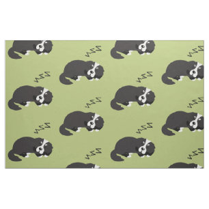 Tissu Les chiens de montagne bernois dorment ZZZ