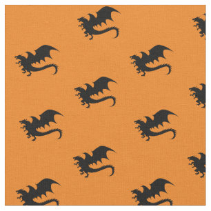 Tissu Les dragons Silhouettes du MDN