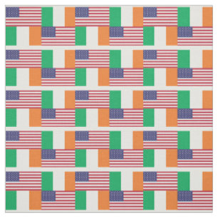 Tissu LES DRAPEAUX AMÉRICAINS IRLANDAIS Fier héritage
