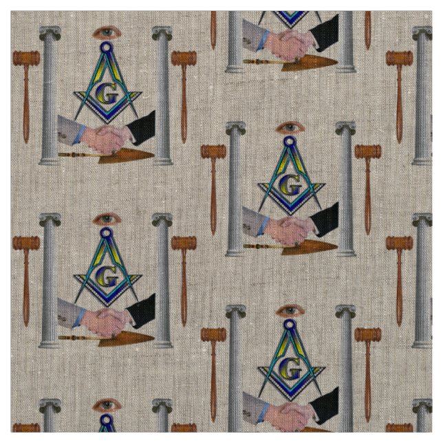 Tissu Les Frères. (Échantillon)
