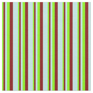 Tissu Les rayures de la Chartreuse, du Maroon et du Turq