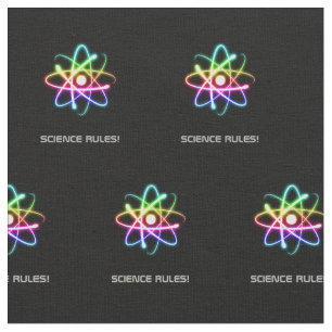 Tissu LES RÈGLES SCIENTIFIQUES ! - Atom (001)