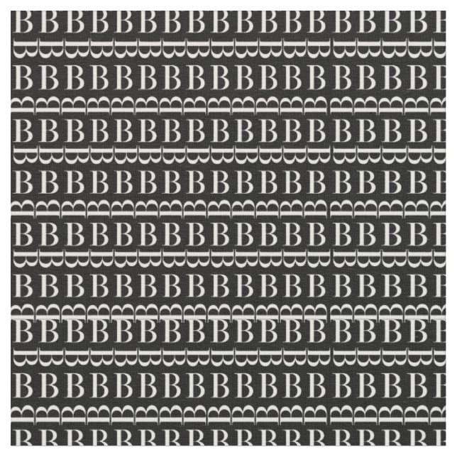 TISSU LETTRE INITIALE MONOGRAPHIQUE B (Fermer)