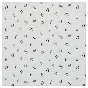 Tissu Lettres
