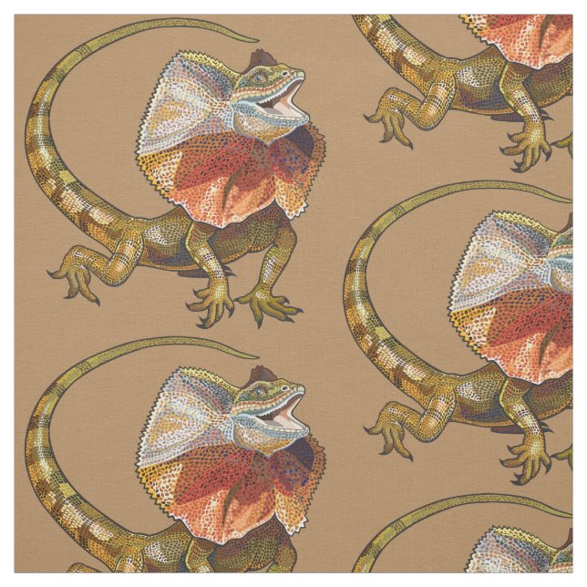 Tissu lézard à col cassé (Échantillon)