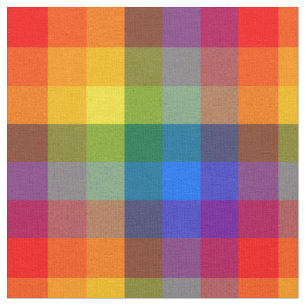 Tissu LGBT Plaid
