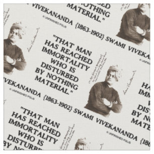 Tissu L'Homme Swami Vivekananda a atteint le matériel d'