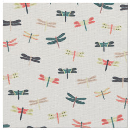 Tissu libellules