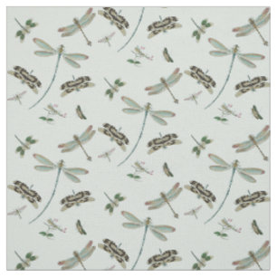 Tissu Libellules vintages