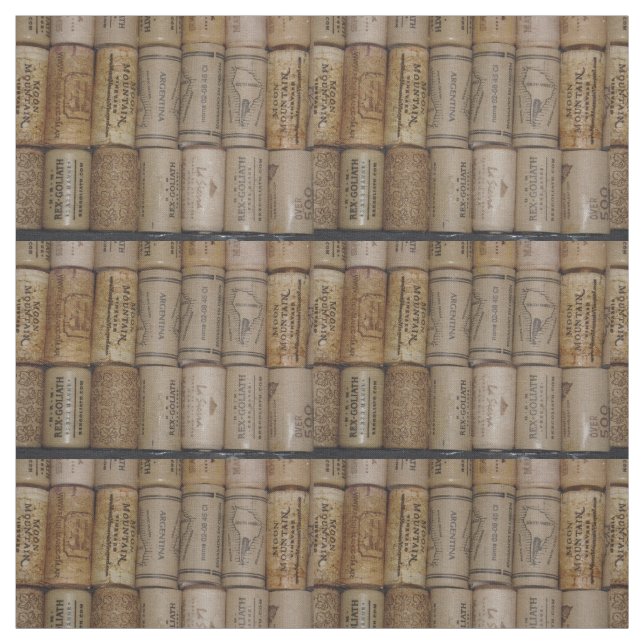 Tissu Lièges de vin (Échantillon)
