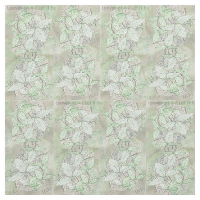 Tissu Lierre de poison (Échantillon)