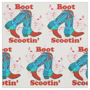 Tissu Ligne botte de cowboy de contredanse de danse