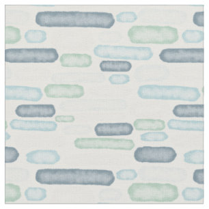 Tissu Lignes Aquarelle - Motif en verre de mer Abstrait