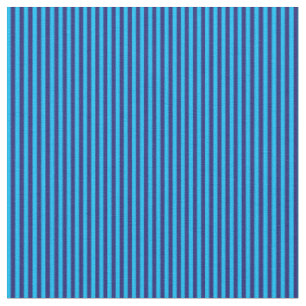 Tissu Lignes bleu ciel profond et bleu nuit