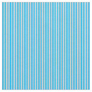 Tissu Lignes bleu ciel profond et gris clair