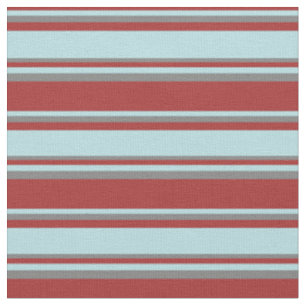Tissu Lignes Brown, bleu poudreux et gris
