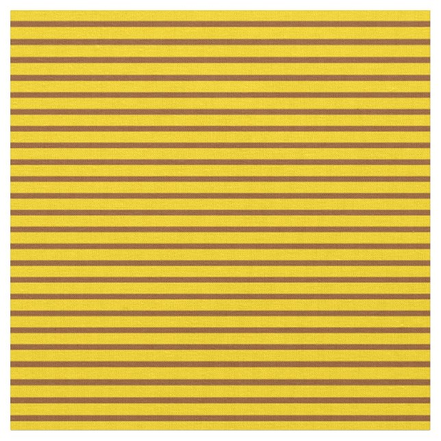Tissu Lignes Brown et jaunes (Fermer)