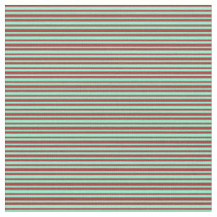 Tissu Lignes couleur Brown & Aquamarine