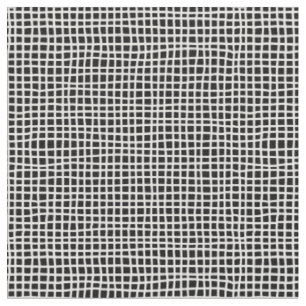 Tissu Lignes croisées Black and White Criss