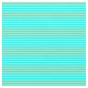Tissu Lignes Cyan & Aquamarine