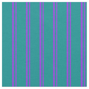 Tissu Lignes de couleur cyan pourpre et foncé