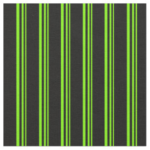 Tissu Lignes de la Chartreuse et de couleur noire