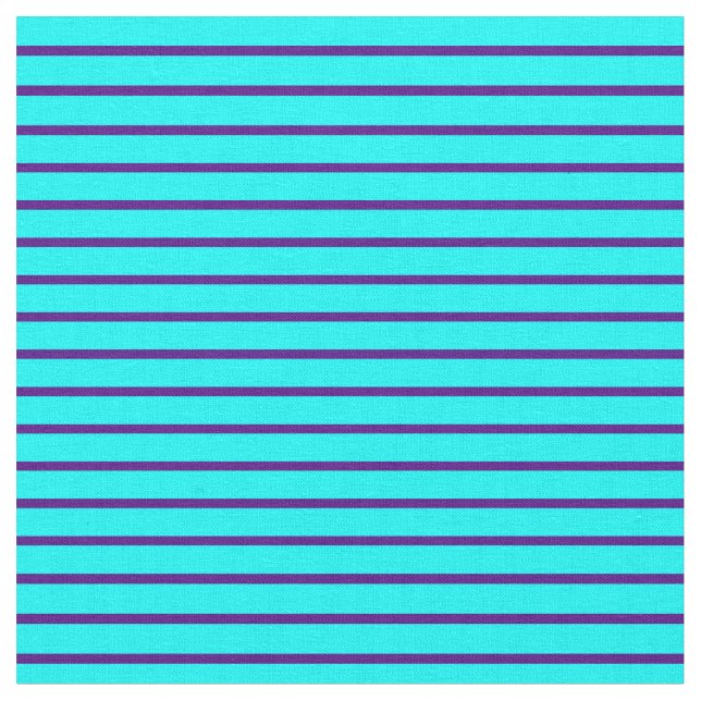 Tissu Lignes Indigo & Aqua (Fermer)