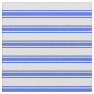 Tissu Lignes Lavande et Royal Bleu