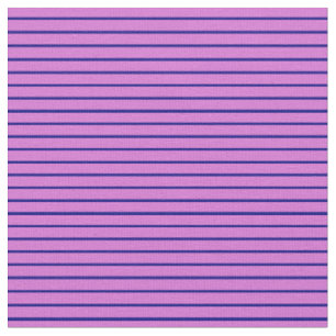 Tissu Lignes/Motif de  orchidées et bleues