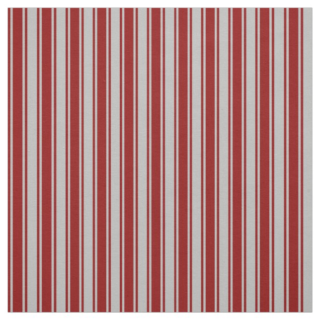 Tissu Lignes rouges et grises foncées (Échantillon)
