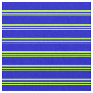 Tissu Lignes vertes claires et bleues/Motifs