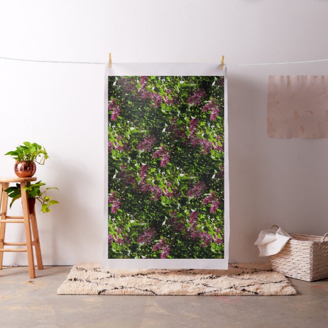 Tissu Lilas en fleurs..... (In Situ)