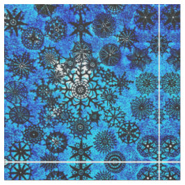 Tissu Lillian's Aqua Snowflake