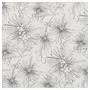 Tissu Lilly pilly botanique esquissé motif répétitif