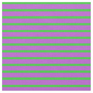 Tissu Lime Green & Orchidée Linke/Motif rayé