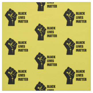 Tissu L'importance des vies noires