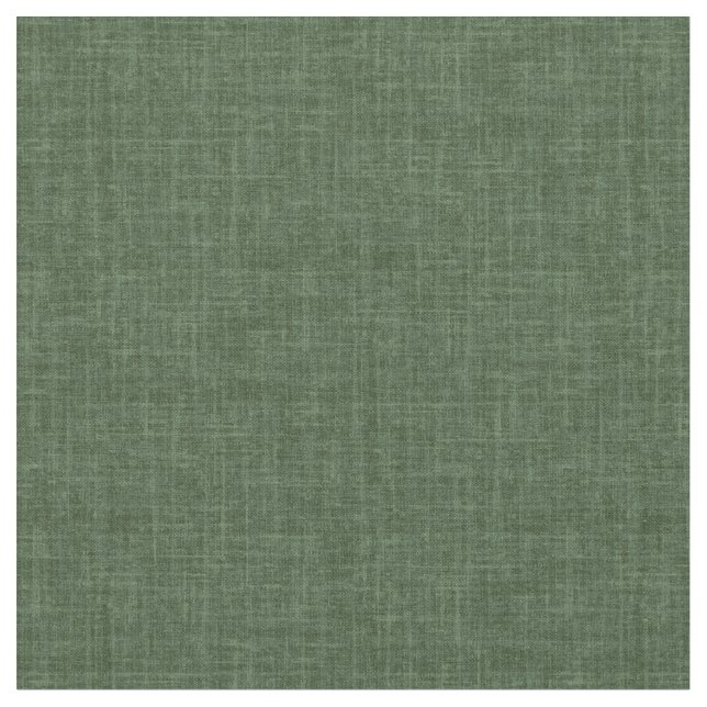 Tissu Lin brut vert forêt (Fermer)