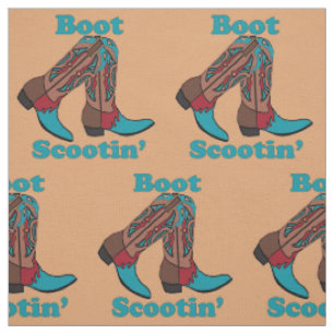 Tissu Line Dancing Country Dance Cowboy Boot Scootin"