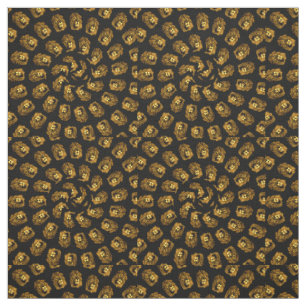 Tissu Lion Abstrait Art,