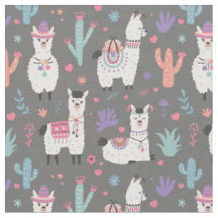 Tissu Llamas
