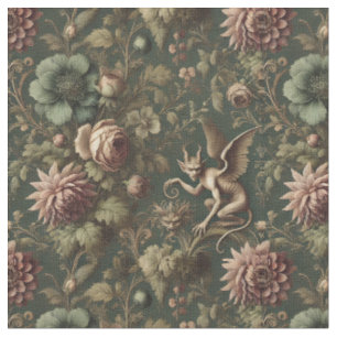 Tissu L'observateur éclairé - Carrelage classique gothiq