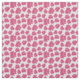 Tissu Lotus Motif à fleurs en rose