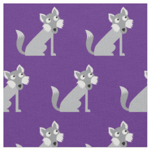 Tissu Loup mignon Loups Enfant bébé crèche pourpre pourp