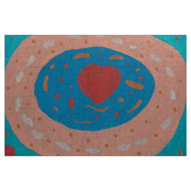 Tissu Love Circles Fabric (Yard)