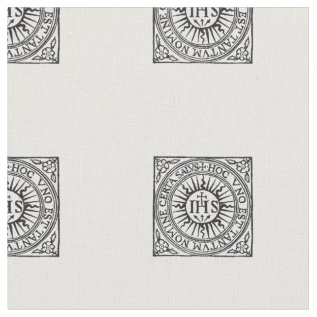 Tissu Loyola Christogram (Fermer)
