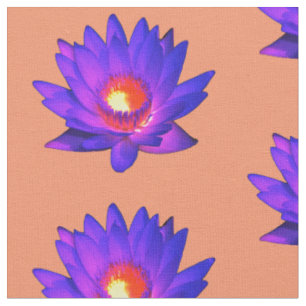 Tissu lumineux de fleur de Lotus