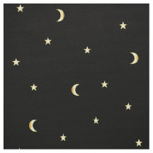 Lune et étoiles d'or