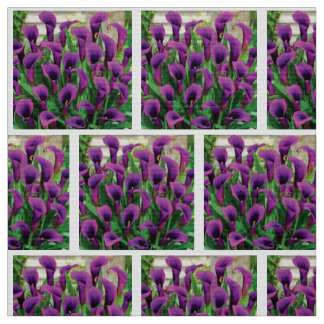 Tissu Lys de Calla mauve